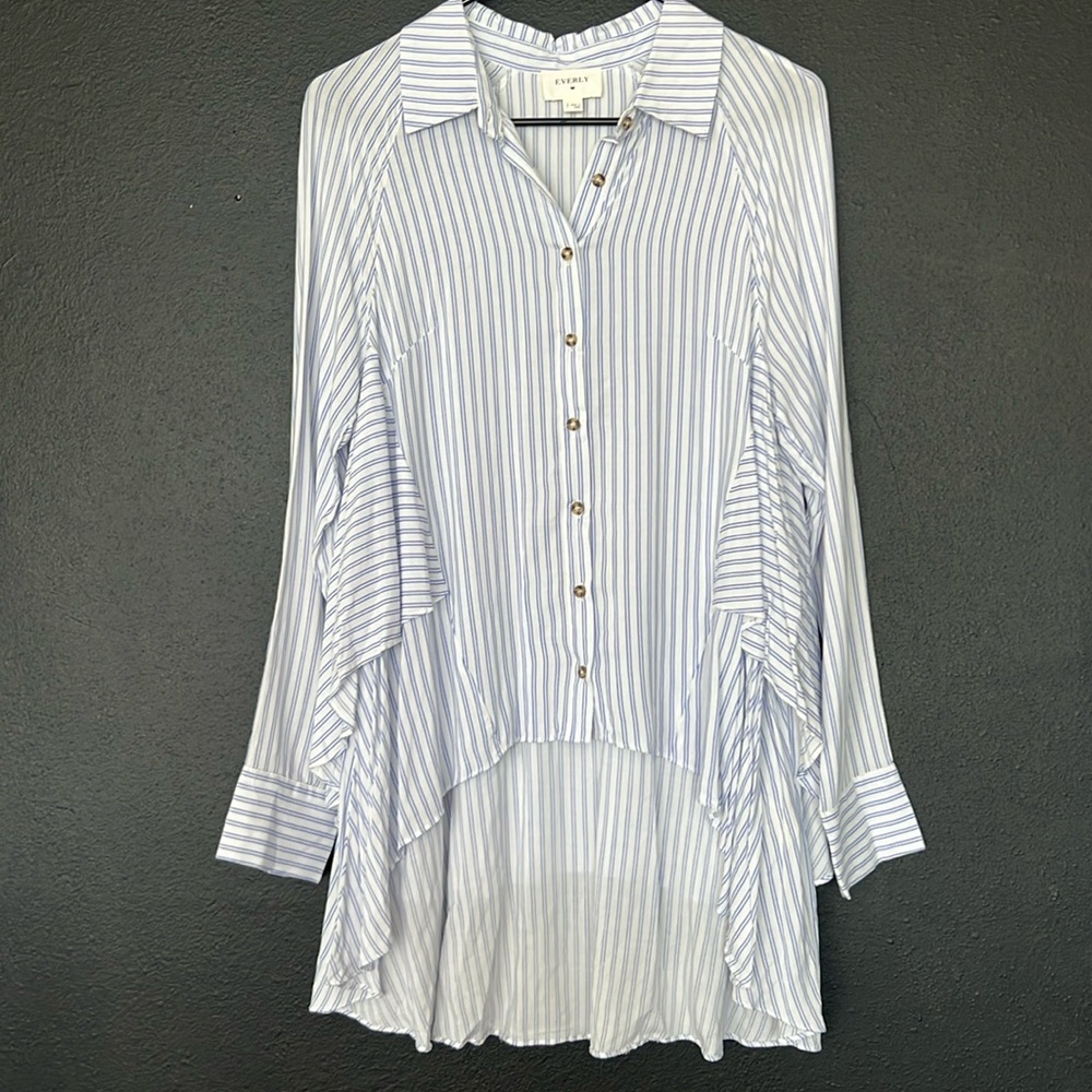 Everly Layered Button Down